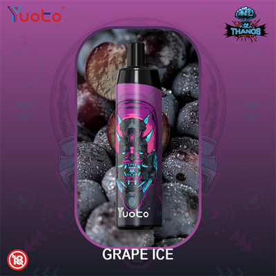 कॉम्पैक्ट बॉडी रिचार्जेबल Vape Yuoto Thanos 5000 पफ मेश कॉइल 14ml