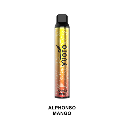 Yuoto Luscious 3000 Puffs 1350 mAh बैटरी क्षमता डिस्पोजेबल Vape Yuoto ब्रांड बनाना आइस