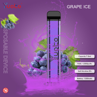 बनाना आइस यूओटो डिस्पोजेबल वेप 7ML 1200MAh 2500 पफ्स 23 फ्लेवर