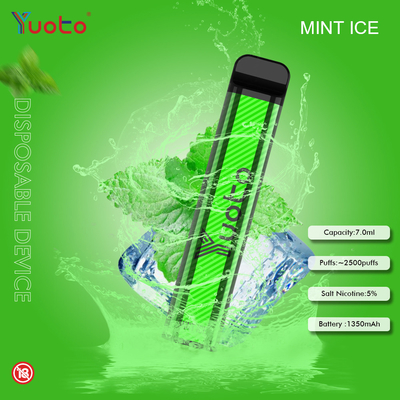 बनाना आइस यूओटो डिस्पोजेबल वेप 7ML 1200MAh 2500 पफ्स 23 फ्लेवर