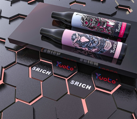 मेश कॉइल के साथ 15 फ़्लेवर 2000puffs युओटो डिस्पोजेबल वेप 6ml ई लिक्विड 850mAh