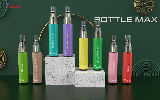 Tpd प्रमाणित Yuoto बोतल अधिकतम 600puff 2.0ml मल्टी फ्लेवर मेश कॉइल डिस्पोजेबल