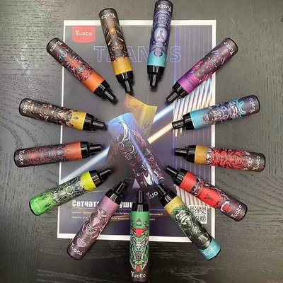 डिस्पोजेबल वेप पेन युओटो थानोस 5000 पफ्स मेश कॉइल 14ml ई-लिक्विड 650mAh बैटरी