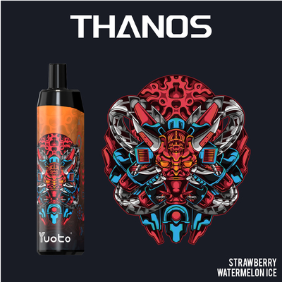 डिस्पोजेबल वेप पेन युओटो थानोस 5000 पफ्स मेश कॉइल 14ml ई-लिक्विड 650mAh बैटरी