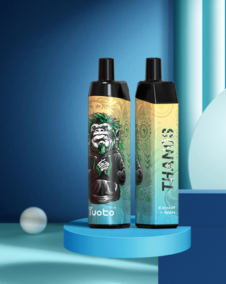 5000 कश थोक डिस्पोजेबल Vape 14ml ई-लिक्विड 650mAh बैटरी मेश कॉइल सपोर्ट कस्टमाइज़ के साथ
