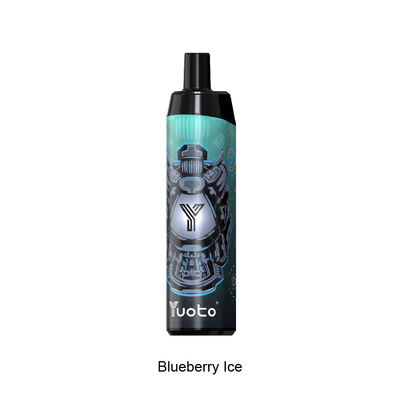 थोक Vape पेन 2022 मेश कॉइल 14ml ई-लिक्विड 650mAh बैटरी ब्लूबेरी आइस के साथ नया डिज़ाइन डिस्पोजेबल वेपोराइज़र