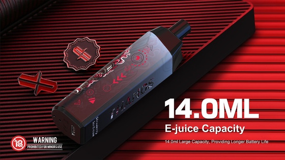 पफ वितरकों के लिए थोक कारखाने सीधे डिस्पोजेबल Vape पॉड 14ml Ejuice 650mAh बैटरी कोक बर्फ
