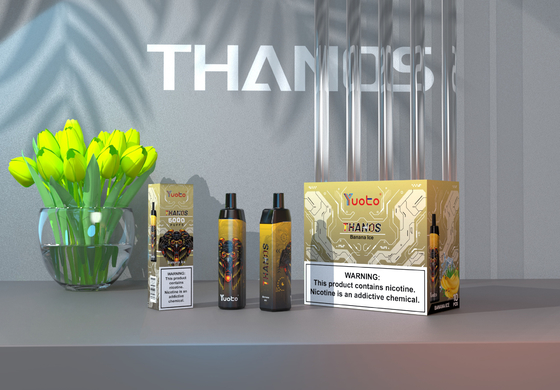मध्य पूर्व के बाजार के लिए 5000 पफ डिस्पोजेबल वेप शीशा 14ml Ejuice 650mAh बैटरी रिचार्जेबल माउस शेफ