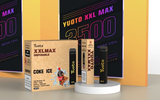 ओरिजिनल युओटो वेप पॉड XXL MAX 3500 पफ्स ई सिगरेट कोक आइस फ्लेवर
