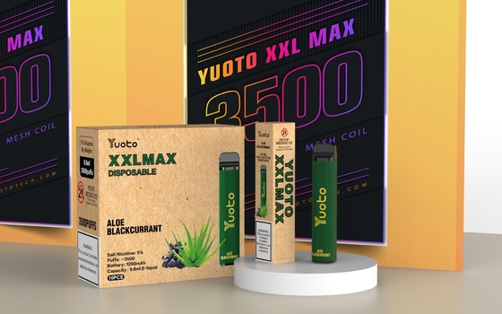 यूएई के लिए युओटो डिस्पोजेबल वेप 3500 पफ स्ट्रॉबेरी रास्पबेरी XXL मैक्स पफ प्लस