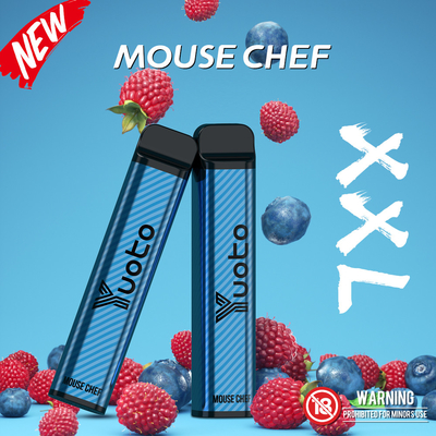 Yuoto XXL 2500 पफ्स डिस्पोजेबल वेप पेन हुक्का 7ml ई-लिक्विड 1200mAh बैटरी के साथ सीधे चीन कारखाने से