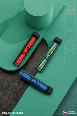 Yuoto XXL 2500 पफ्स डिस्पोजेबल वेप पेन हुक्का 7ml ई-लिक्विड 1200mAh बैटरी के साथ सीधे चीन कारखाने से