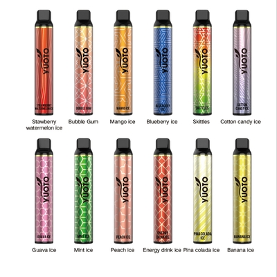 23 फ़्लेवर सुस्वाद 3000 पफ़्स 1350mah वेपर पेन, 8ml डिस्पोज़ेबल युओटो वेप