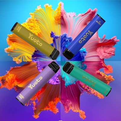 Yuoto XXL Max 3500 पफ्स डिस्पोजेबल वेप पेन शीशा हुक्का वेपोराइज़र 9ml ई-लिक्विड 1200mAh बैटरी मेश कॉइल के साथ