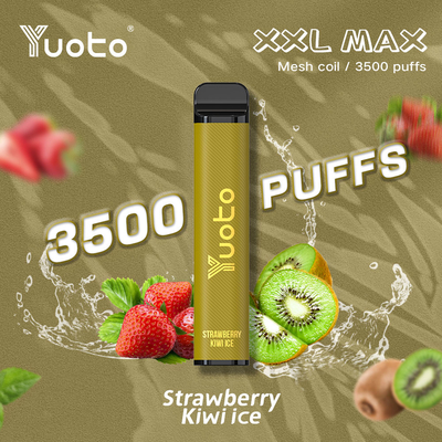 थोक डिस्पोजेबल पॉड Yuoto XXL 3500 पफ्स 9ml ई-लिक्विड 1200mAh बैटरी 16 फ्लेवर मेश कॉइल OEM अनुकूलित