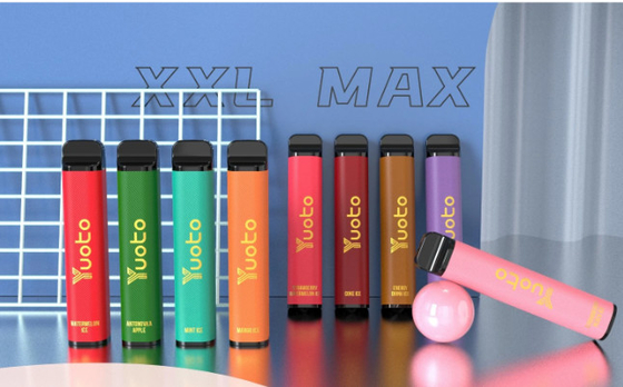 16 फ़्लेवर युओटो XXL मैक्स 3500 पफ़्स डिस्पोजेबल वेप 9.0ml ई जूस 1200mAh
