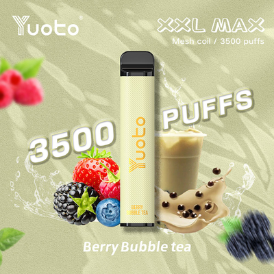 ODM Yuoto 3500 पफ्स वेप बार 16 मिक्स्ड फ्लेवर ROHS 1200mAh बैटरी 9ml E जूस