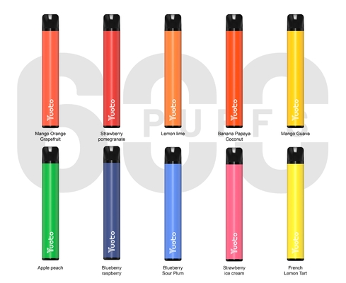 TPD Yuoto Plus 600puffs, ब्लूबेरी आइस 2ml 2% निकोटीन वेप पेन डिवाइस फैक्ट्री होलसेलर प्राइस फ्रूट फ्लेवर