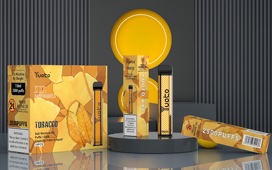 Yuoto XXL 2500puffs डिस्पोजेबल वेप पेन एटोमाइज़र शीशा इलेक्ट्रॉनिक हुक्का