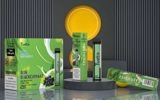 Yuoto XXL 2500puffs डिस्पोजेबल वेप पेन एटोमाइज़र शीशा इलेक्ट्रॉनिक हुक्का