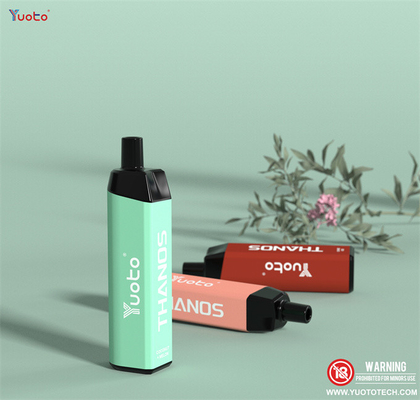 650mah Msds स्वीकृत डिस्पोजेबल वेपोराइज़र, 14ml Ejuice Yuoto Thanos डिस्पोजेबल Vape