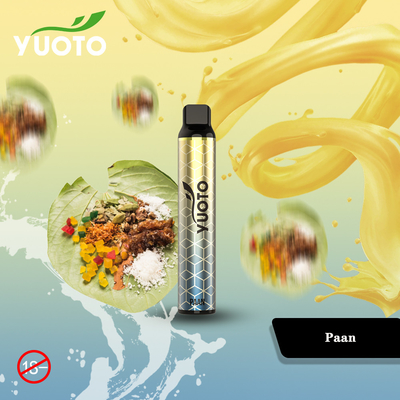 Yuoto सुस्वाद पफ पॉड डिस्पोजेबल वेपोराइज़र ई-सिगरेट 3000 पफ डिस्पोजेबल वेप 1350mAh बैटरी के साथ