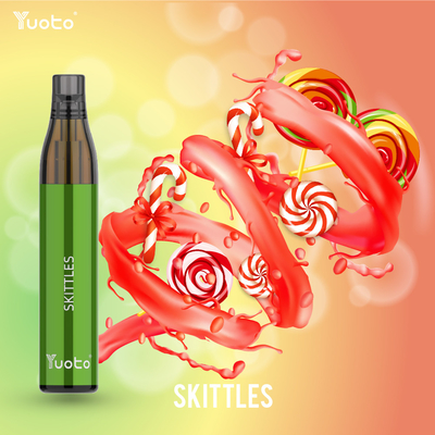 Yuoto बॉटल मैक्स 600puff डिस्पोजेबल वेप मेश कॉइल 2ml TPD 16 फ्लेवर के साथ