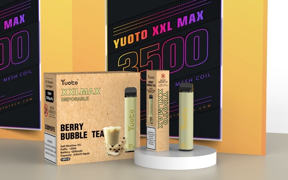 डिस्पोजेबल ई-सीआईजीएस 3500puffs सिंगल यूज वैप पेन यूएसए 5% निक नो-रिचार्जेबल 19 अद्भुत स्वादों के साथ