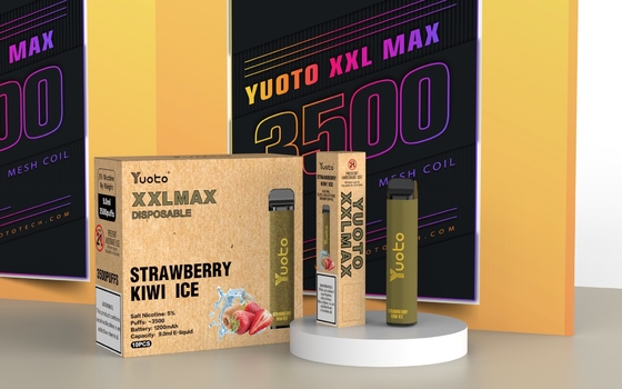 डिस्पोजेबल ई-सीआईजीएस 3500puffs सिंगल यूज वैप पेन यूएसए 5% निक नो-रिचार्जेबल 19 अद्भुत स्वादों के साथ