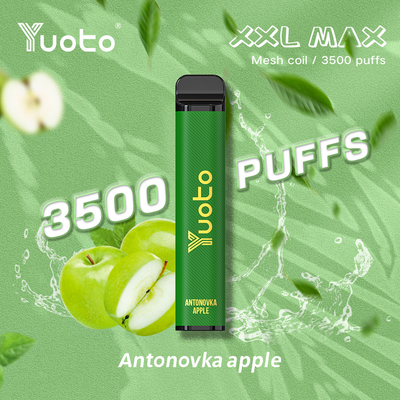 3500puffs YUOTO उच्च वाट वाइपिंग के लिए उपयुक्त एकमुश्त वाइप पेन