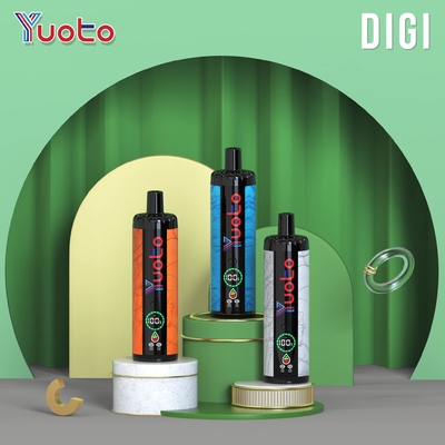 समायोज्य वायुप्रवाह YUOTO 15000 Puffs डुअलमेश कॉइल के साथ डिस्पोजेबल वाइप 850mAh बैटरी 23 स्वाद