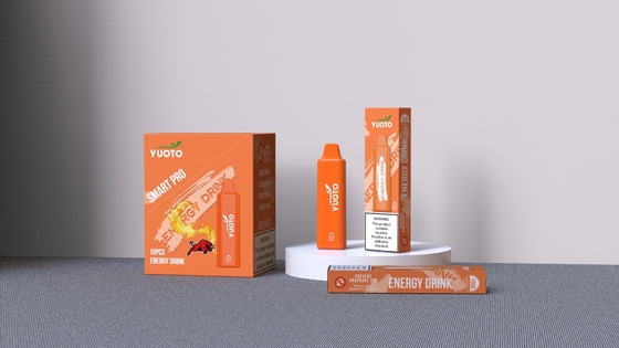 YUOTO SMART PRO 1500puff 2-5% Mg डिस्पोजेबल ई सिग स्क्वायर लाइन 800mAh बैटरी के साथ