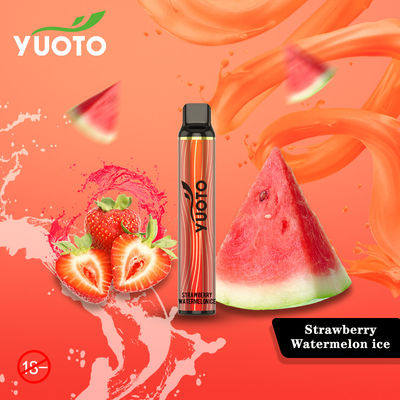 Yuoto Luscious 3000 Puffs डिस्पोजेबल Vape 1350 mAh बैटरी 8.0 ML ई-जूस
