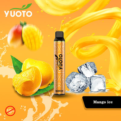 Yuoto Luscious 3000 Puffs डिस्पोजेबल Vape 1350 mAh बैटरी 8.0 ML ई-जूस