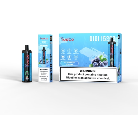 Yuoto DIGI 15000 पफ Daul मेष कॉइल वाइप 20 एमएल डिस्पोजेबल वाइप