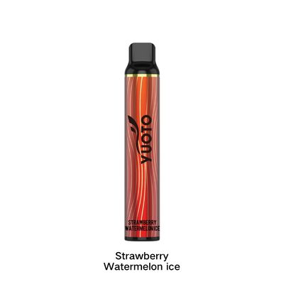 3000 पफ 5% निक यूओटो डिस्पोजेबल वाष्प सिगरेट शीतल रस स्वाद तरबूज
